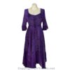 Long Sleeves Victorian Style Corset Dress with Georgette Lace & Threadwork VTrendz