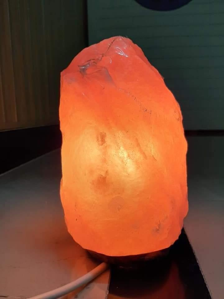 Medium Natural Shape Himalayan Natural Salt Rock Crystal Air purifier / Ionizer 6 - 11 lbs