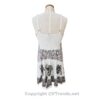 Batik Printed Short Scarf Dress with Adjustable Straps and Stretchable Back VTrendz