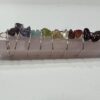 Rose Quartz Wire Wrapped 7- Chakra Pendant necklace, 7 Chakra necklace, tree of life necklace 100% Handmade VTrendz