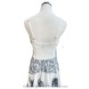 Batik Printed Short Scarf Dress with Adjustable Straps and Stretchable Back VTrendz