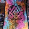 Freemason Wall Hanging Handmade Cotton Tapestry 84"x54" inch VTrendz