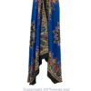 Jamawar Scarf Dress Dori with Halter Neck & Back Ties VTrendz