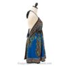 Hand-Printed Jamawar Short Scarf Halter Dress VTrendz