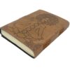Meditating Figure 7 Chakra Leather Journal | Path to Alignment VTrendz