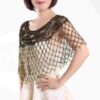 Bohemian Bling Poncho / Cape One Size Multiple Colors Combination - Image 3