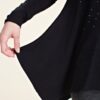 16879L- Long Sleeve Knit Top with Stones - Image 4