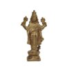 Vishnu Statue Handmade Brass Idol Figurine Statue, 4" - Image 2
