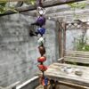 7 Chakra Tumbled Stone Hanging with Tassel- Car Hanging Reiki Crystals Hanging Decor VTrendz