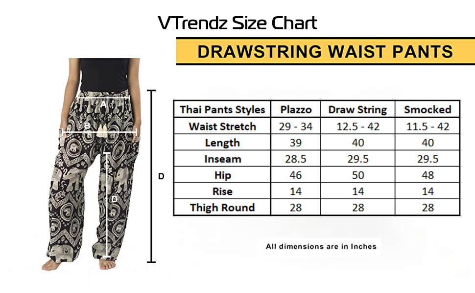 Purple Elephant Print Drawstring Thai Harem Pants - Image 2
