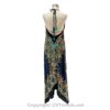 Jamawar Scarf Dress Dori with Halter Neck & Back Ties VTrendz