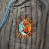 Boho Front Pocket Sun Moon Mushroom Patchwork Cargo Pants VTrendz