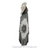 Jamawar Scarf Dress Dori with Halter Neck & Back Ties VTrendz