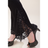 IM0854P VOCAL PANTS Bell Bottom with Bling and Lace at Bottom VTrendz