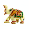 Yellow Jasper Elephant Carved Statue Handmade Natural Crystals for Positivity and Energy Balancing Symbol of Goodluck, Strength, Protection, Wisdom, Power, and Integrity Approx. 6-7 cm or 2.5-3 inches VTrendz