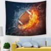 Football Tapestry, Wall Hanging, Table Cover, Home Decor VTrendz