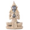Thailand Buddha Offwhite Statue Handmade Resin Idol Figurine Statue Ornament Home, Office, Yoga, Meditation Room or Outdoor Decor VTrendz