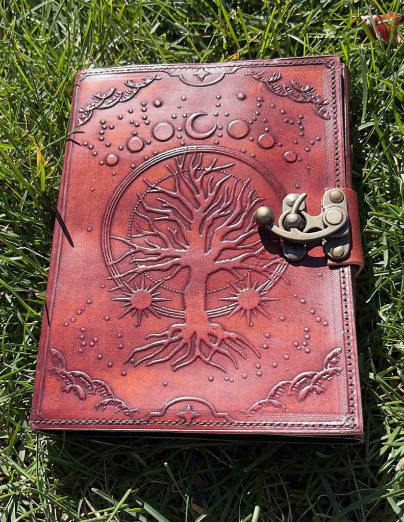 Celestial Moon Tree Embossed Journal | Chronicle Your Cosmic Path - Image 5
