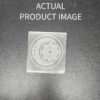Selenite Square Moon Mandala Plate: Lunar Harmony & Sacred Charging (3x3 Inch) VTrendz