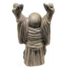 The Volcanic Stone Statue Standing Happy/Lucky Buddha  9.5 inches tall x 5 inches wide x 3.75 inches deep - Image 2