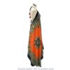 Jamawar Scarf Dress Dori with Halter Neck & Back Ties VTrendz