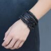 Nautical Compass Leather Bracelet Sets Unisex / Men Jewelry Vintage Classic Retro Bracelets