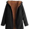 Teddy Coat Reversible Extremely Soft Faux Fur with Hoodie - Image 2
