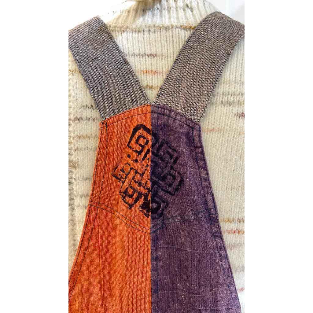 Comfort Patchwork Cotton Overalls Plain & Printed Mixed Patterns with Elastic Ankle Sizes S-XXL - Image 6