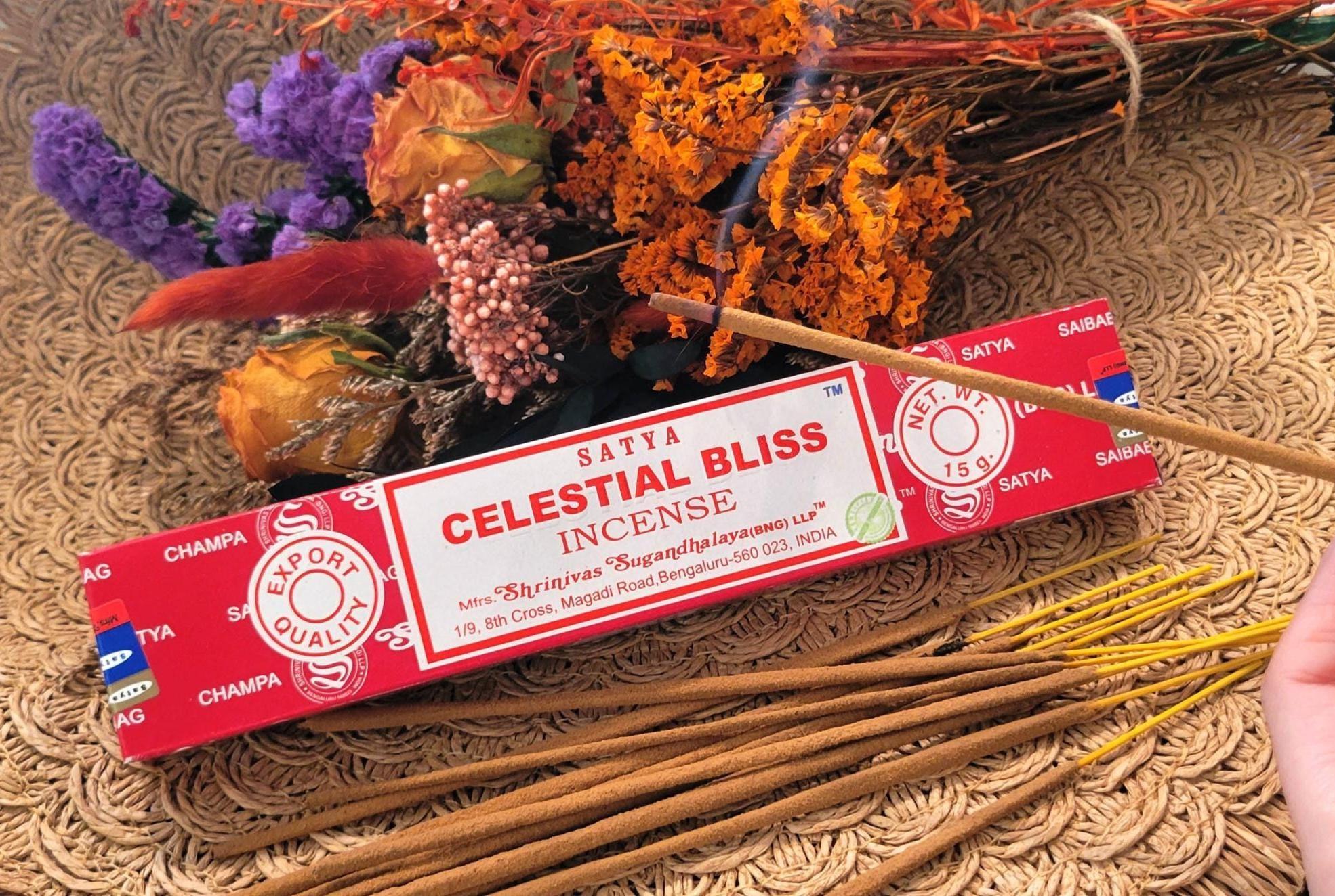 Satya Celestial Bliss Incense Sticks: Divine Peace and Heavenly Harmony - Image 3