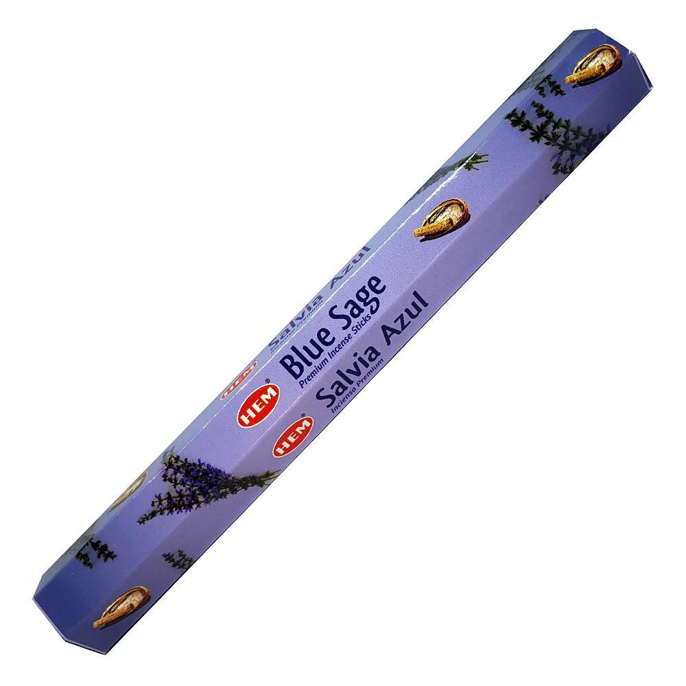 HEM Blue Sage Incense Sticks for Clarity, Focus, and Energetic Balance