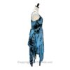 2 Layer Tie Dye Handkerchief Dress with Front Corset & Adjustable Straps VTrendz