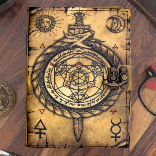 Blank Spell Book of Shadows Journal | Alchemical Grimoire