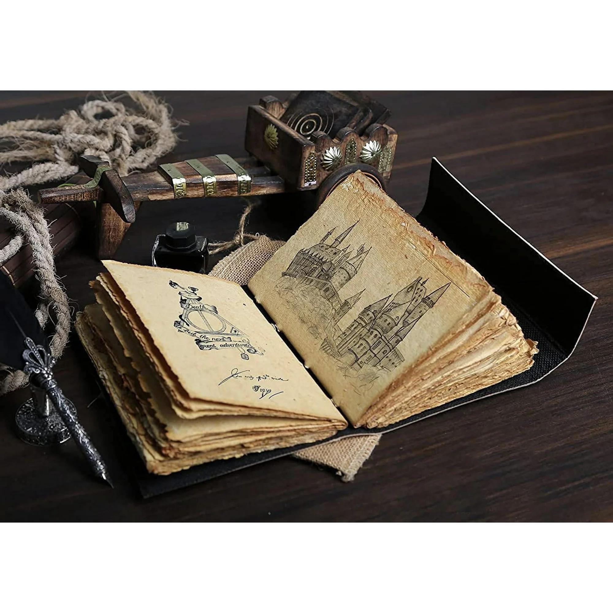 Wizarding World Embossed Leather Journal | Your Personal Book of Spells - Image 6
