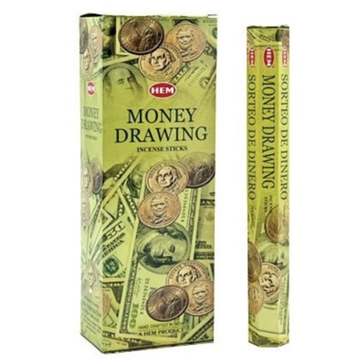 HEM Money Drawing Incense Sticks for Attracting Wealth, Abundance, and Prosperity