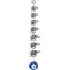 7-Elephant Gradation Hanging with Evil Eye, Handmade, 16" VTrendz