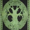 Celtic Tree Of Life Wall Hanging Handmade Cotton Tapestry 84"x54" inch - Image 2