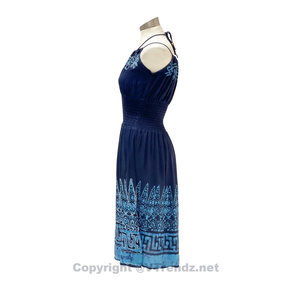 Batik Printed 8 Kali Convertible Midi Dress - Image 6
