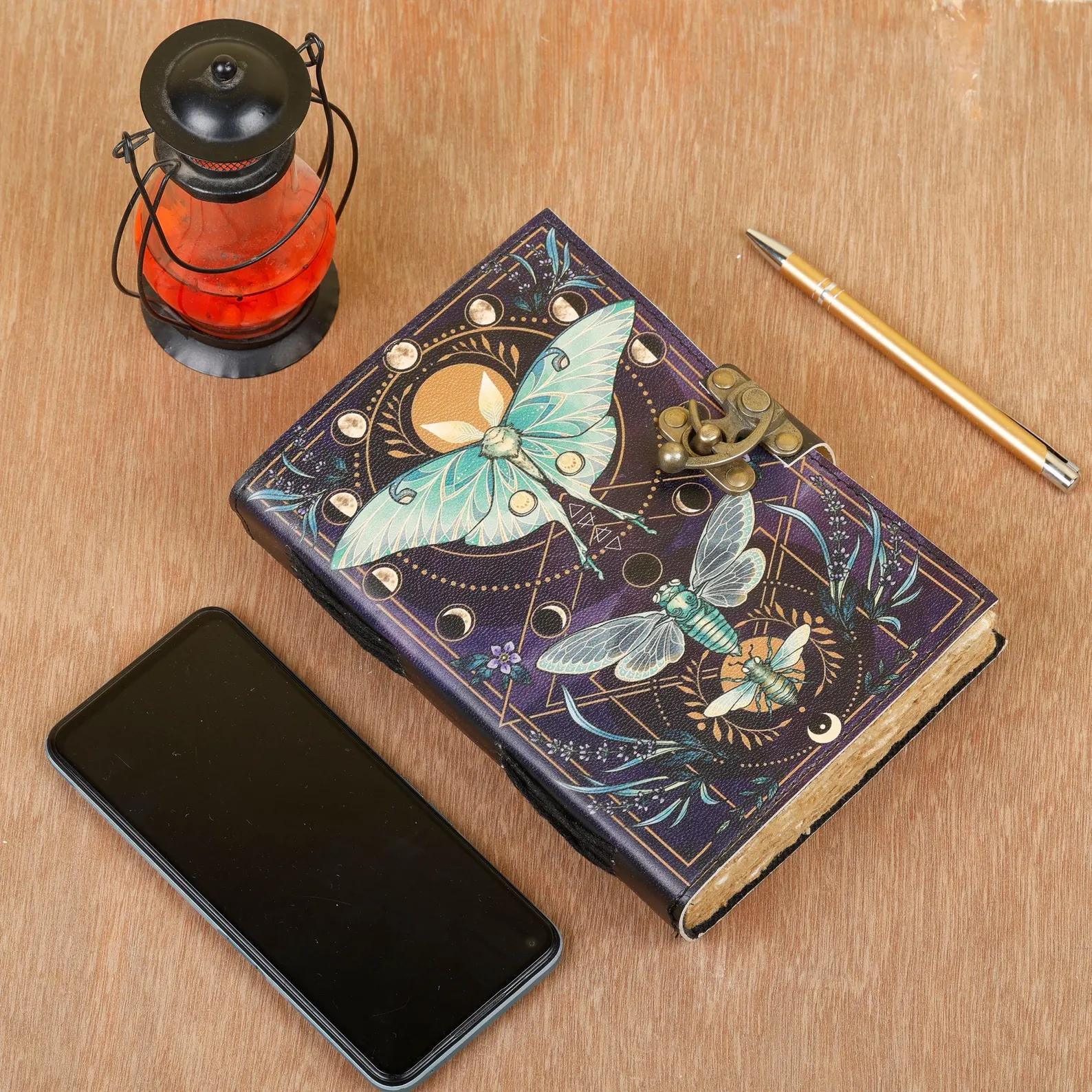 Celestial Moth Leather Journal | A Grimoire for Transformation - Image 4