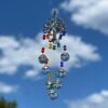 Colorful Crystal Beads Suncatcher with Tree of Life Design, 16"L VTrendz