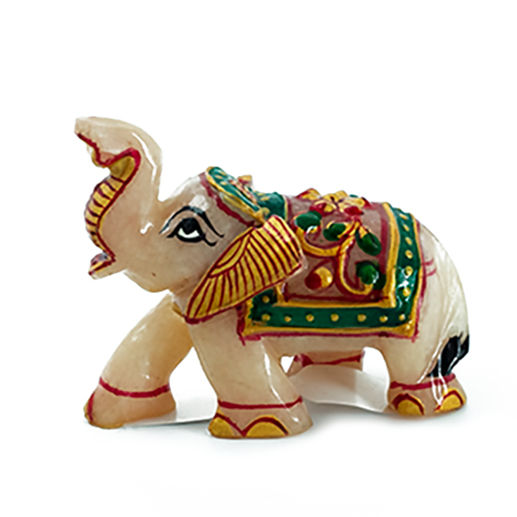 Yellow Quartz Elephant Carved Statue Handmade Natural Crystals for Positivity and Energy Balancing Symbol of Goodluck, Strength, Protection, Wisdom, Power, and Integrity Approx. 6-7 cm or 2.5-3 inches - Image 3
