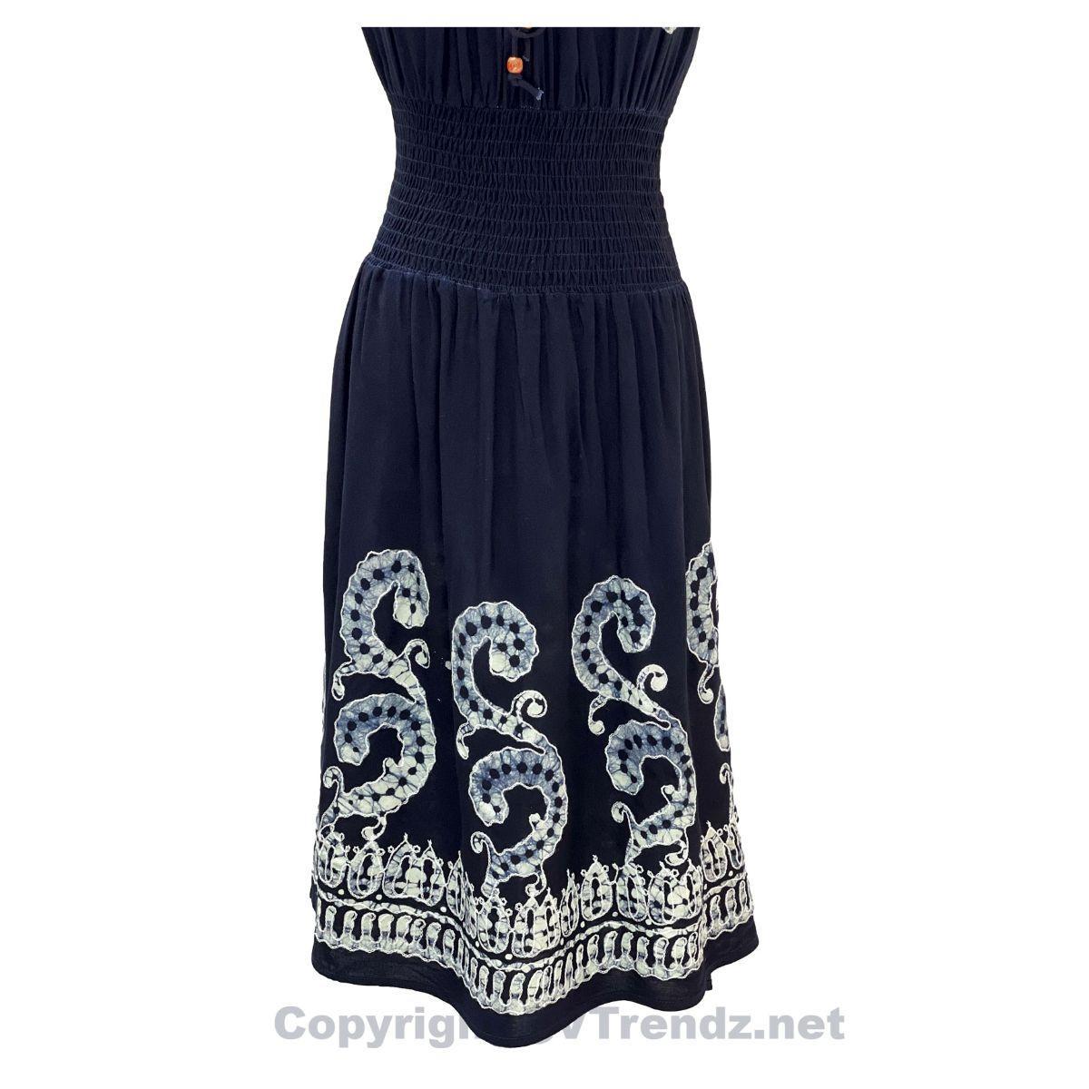 Batik Printed 8 Kali Convertible Midi Dress - Image 16
