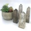 Smoky Quartz Obelisk Tower: Jumbo Healing Wand for Grounding, Detoxification & Emotional Stability VTrendz
