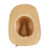 Cowboy Straw Hat For Men/Women Unisex Attractive Hat with Leather Strap;  Adult One Size Fits Most (22-23 inches), adjustable size - Image 4
