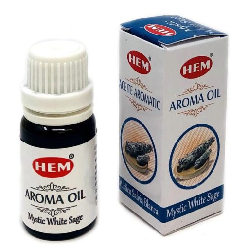 HEM Mystic White Sage Aroma Oil | A 10ml Vial of Potent Cleansing