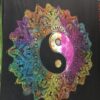 Yin Yang Mandala Flower Wall Hanging Handmade Cotton Tapestry 84" x 54" inch VTrendz