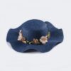 Straw Hat with Flower and Even Brim; Adult One Size Fits Most (22-23 inches), adjustable size - Image 4
