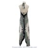 Jamawar Scarf Dress Dori with Halter Neck & Back Ties VTrendz