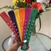 Colorful Hamsa Hand Wood Ash Catcher | Path of Protection (10"L) VTrendz