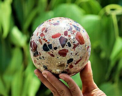Conglomerate Jasper Orgone Sphere – Artifact of Unity & Collective Strength - Image 2