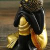 Napping Buddha Left Side Statue Handmade Resin Idol Figurine Statue Ornament Home, Office, Yoga, Meditation Room or Outdoor Decor - Image 2